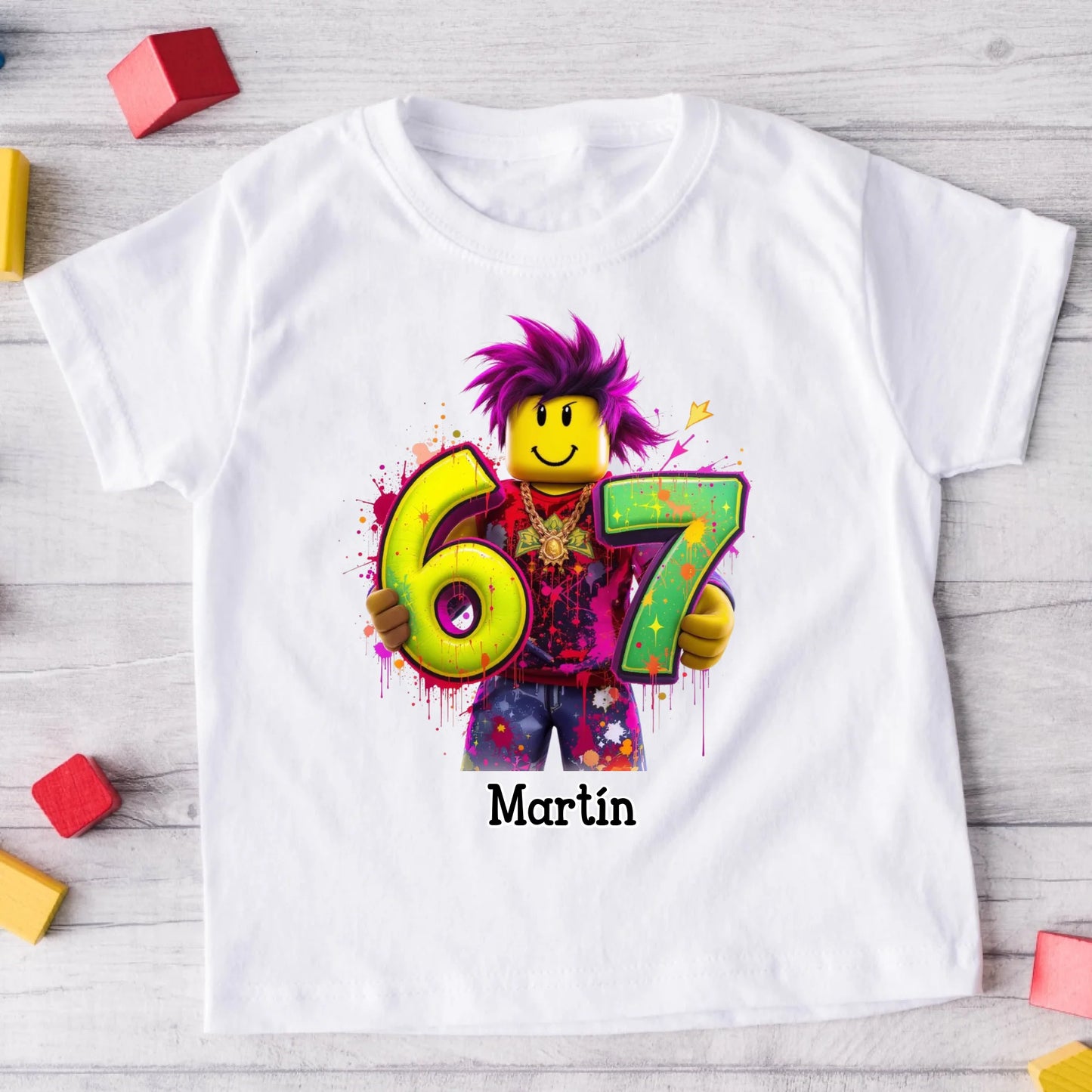 Camiseta para niños - 67 SIX SEVEN - Personalizada #809